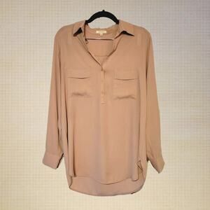 Pleione, S | Light Weight Flowy Long Sleeve Erin Blouse